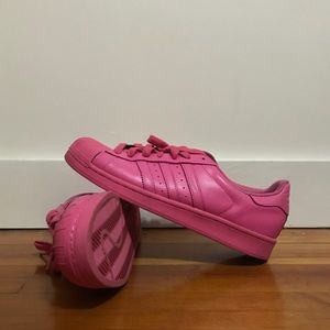 Pharrell Adidas Pink Superstar Sneakers